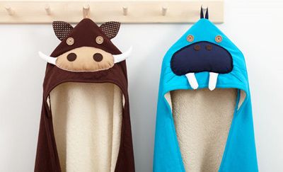 3 SPROUTS HOODED TOWEL - OSUŠKA S KAPUCÍ - MROŽ - obrázek 4