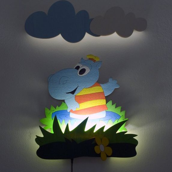 NÁSTĚNNÁ LED LAMPIČKA HROŠÍK - obrázek 1