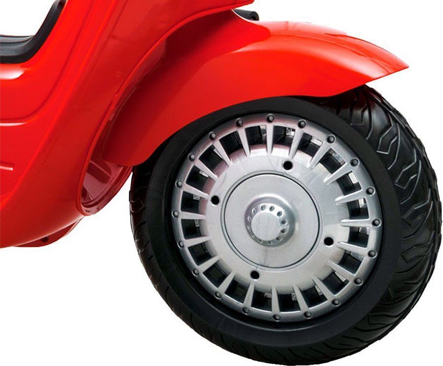 Dětský elektrický skútr Vespa Retro - růžový - obrázek 3