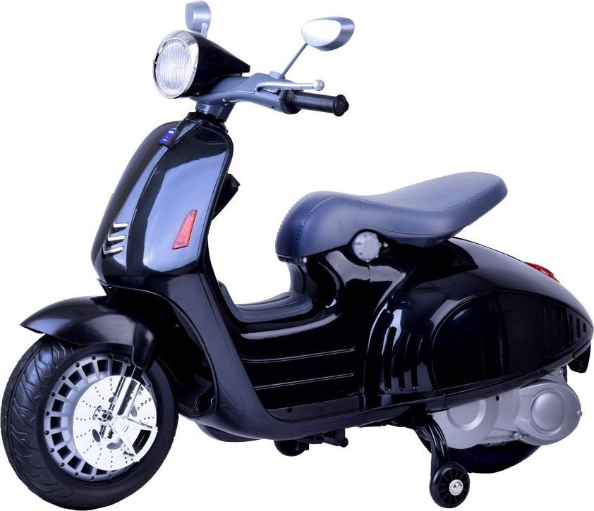 Dětský elektrický skútr Vespa Retro - růžový - obrázek 10