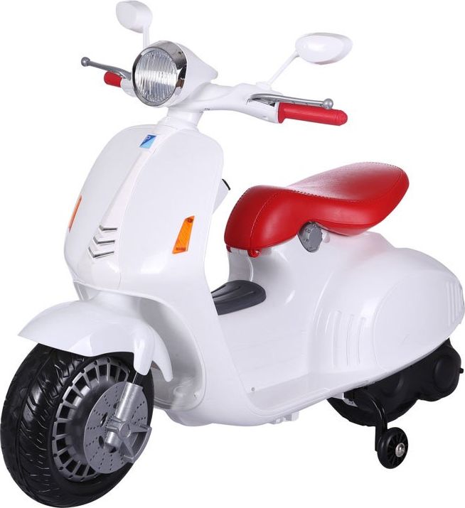 Dětský elektrický skútr Vespa Retro - růžový - obrázek 11
