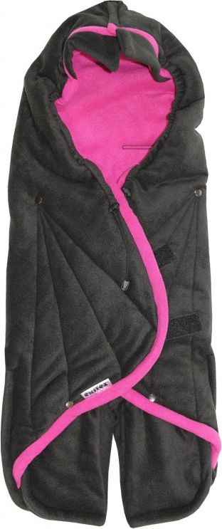 FUSAK COCOON KLASIK ZIMNÍ antracit/fuchsie - obrázek 1