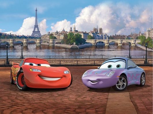 DĚTSKÉ ZÁVĚSY CARS (SADA 2 KS, LIGHT) - obrázek 1