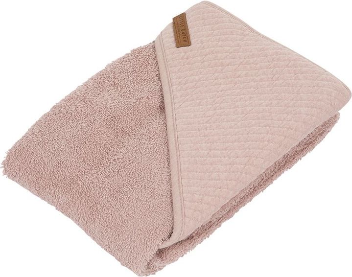 Osuška kapuca 75×75 Little Dutch Pure Pink 2020 - obrázek 1