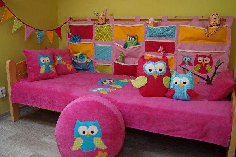 PŘEHOZ NA POSTEL / DEKA SOVIČKY - obrázek 2