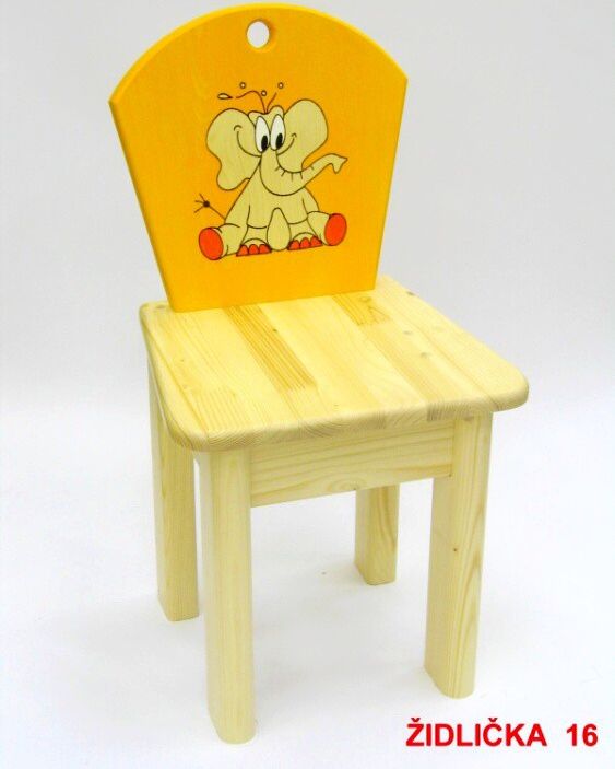 DĚTSKÁ ŽIDLIČKA SLON - obrázek 1