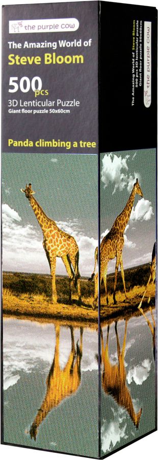 The Purple Cow Puzzle 3D - Žirafy v jezírku 500 dílků - obrázek 1
