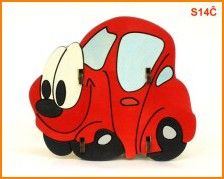Tužkovník Auto červené - stojánek na tužky - obrázek 1