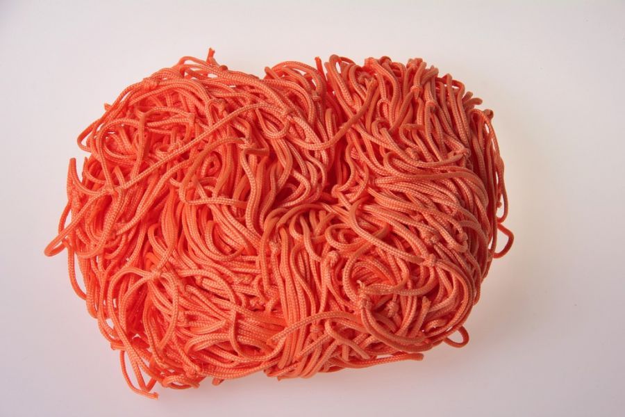 DEKORAČNÍ SÍŤ ORANŽOVÁ - obrázek 1