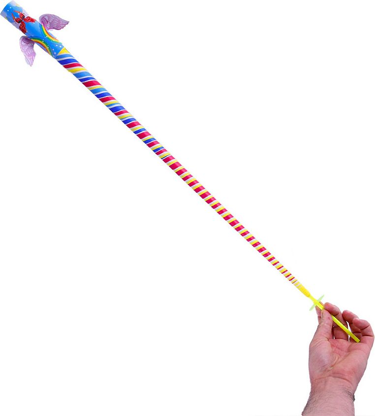 Jo jo (jo-jo) papírové svinovací s jednorožcem 20cm 4 druhy v sáčku - obrázek 2