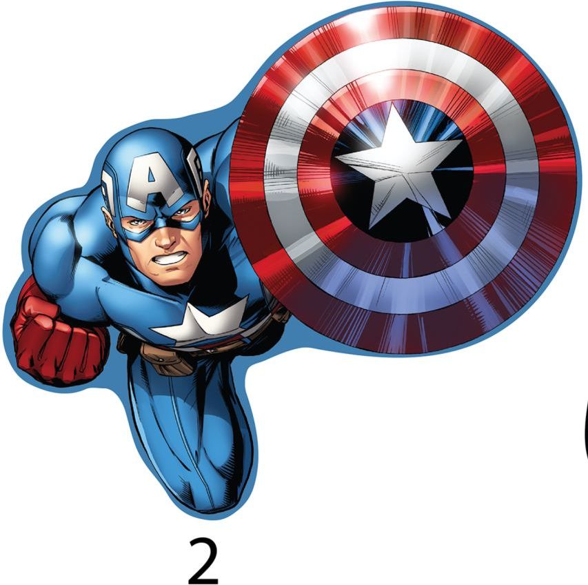 TVAROVANÝ PLNĚNÝ POLŠTÁŘEK AVENGERS - obrázek 1