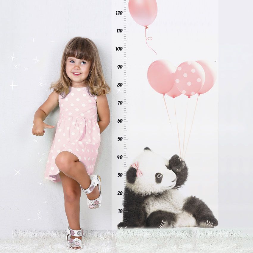 DĚTSKÝ METR PANDA RŮŽOVÁ - obrázek 3