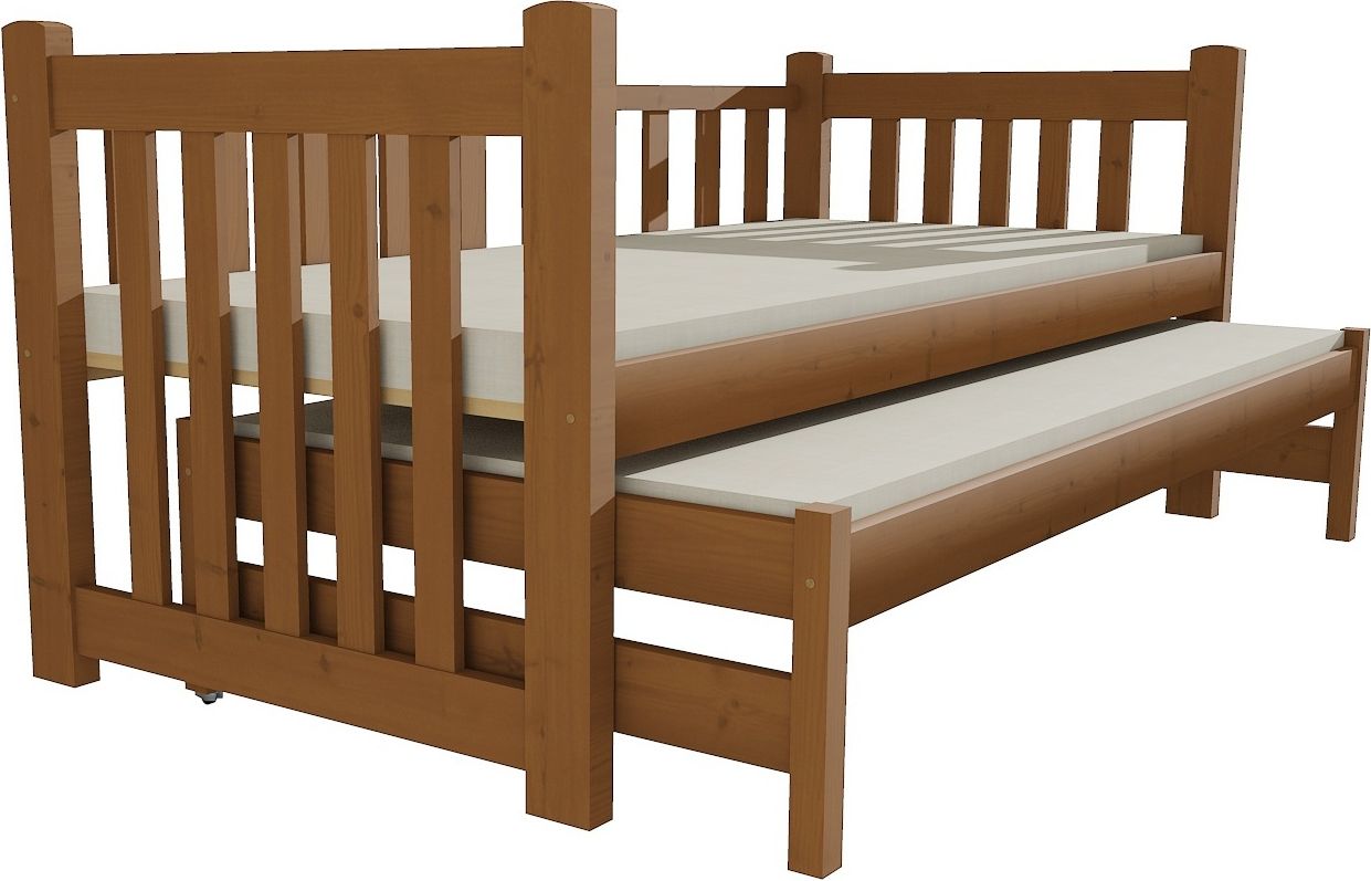 DĚTSKÁ POSTEL S PŘISTÝLKOU KUBA MOŘENÍ DUB 180 x 80 cm