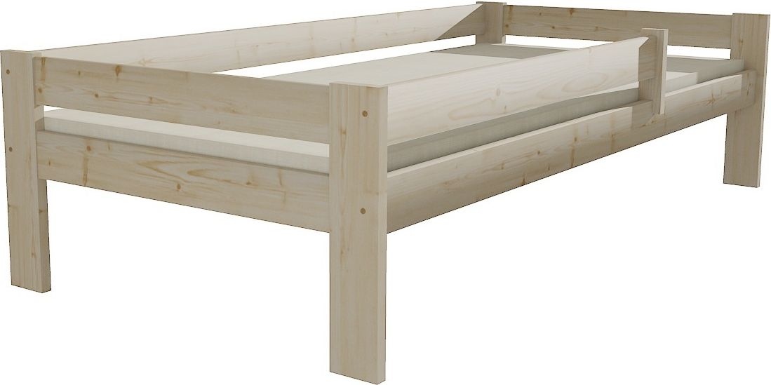DĚTSKÁ POSTEL EVA SUROVÉ DŘEVO 200 x 90 cm - obrázek 1