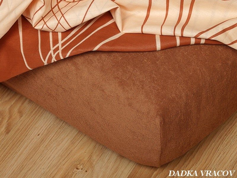 PROSTĚRADLO FROTÉ NUGÁT 80/180/15 - obrázek 1