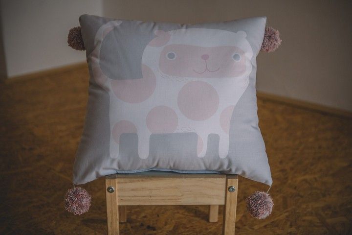 POLŠTÁŘ KITTENS GREY - VELKÝ - obrázek 3