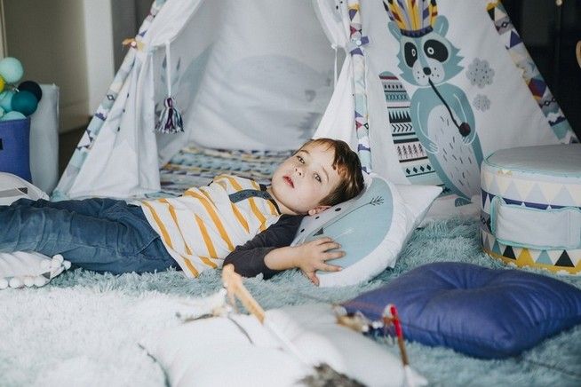 TEEPEE CUTE TRIBE BOYS ČTVERCOVÉ - obrázek 2