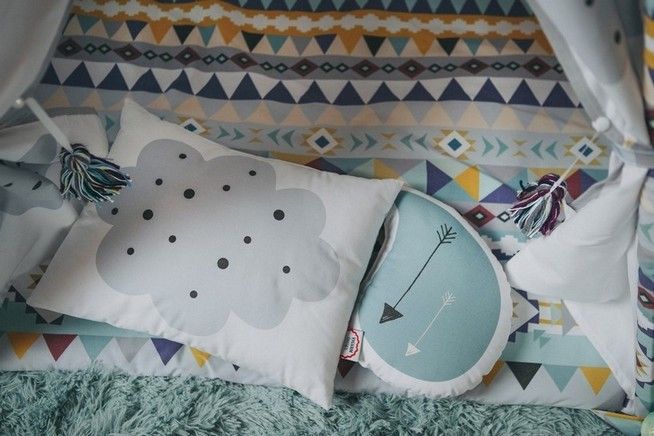 TEEPEE CUTE TRIBE BOYS ČTVERCOVÉ - obrázek 4