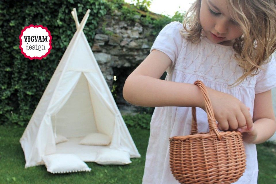 TEEPEE NATURE FOR GIRLS ČTVERCOVÉ - obrázek 9