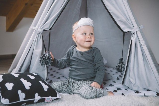 TEEPEE GREY&COLORS MINI - obrázek 3