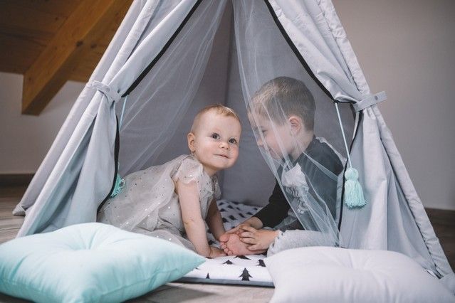 TEEPEE GREY&COLORS MINI - obrázek 9