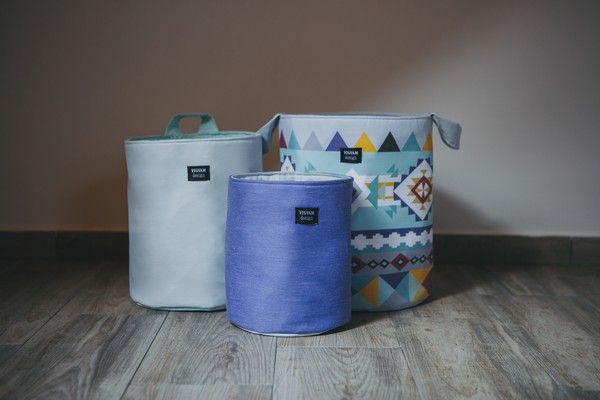KOŠE NA HRAČKY CUTE TRIBE BOYS (sada 3 ks) - obrázek 2