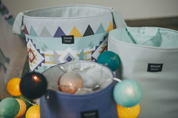 KOŠE NA HRAČKY CUTE TRIBE BOYS (sada 3 ks) - obrázek 3