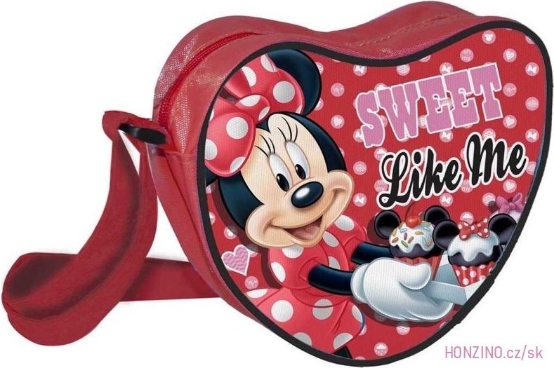 Coreix · Taška přes rameno ve tvaru srdce Minnie Mouse - Disney - 13 x 18 cm - obrázek 1