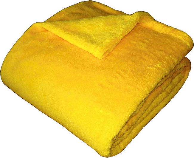 SUPER SOFT DEKA ŽLUTÁ 150 x 100 cm - obrázek 1
