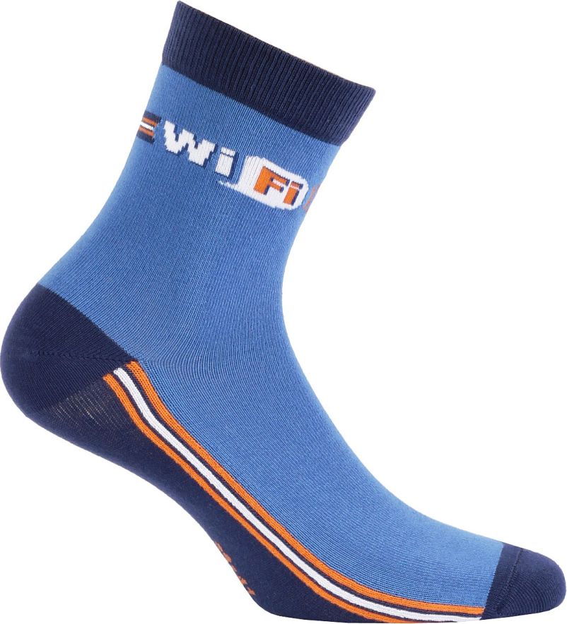 Chlapecké ponožky se vzorem GATTA WIFI modré Velikost: 39-41 - obrázek 1