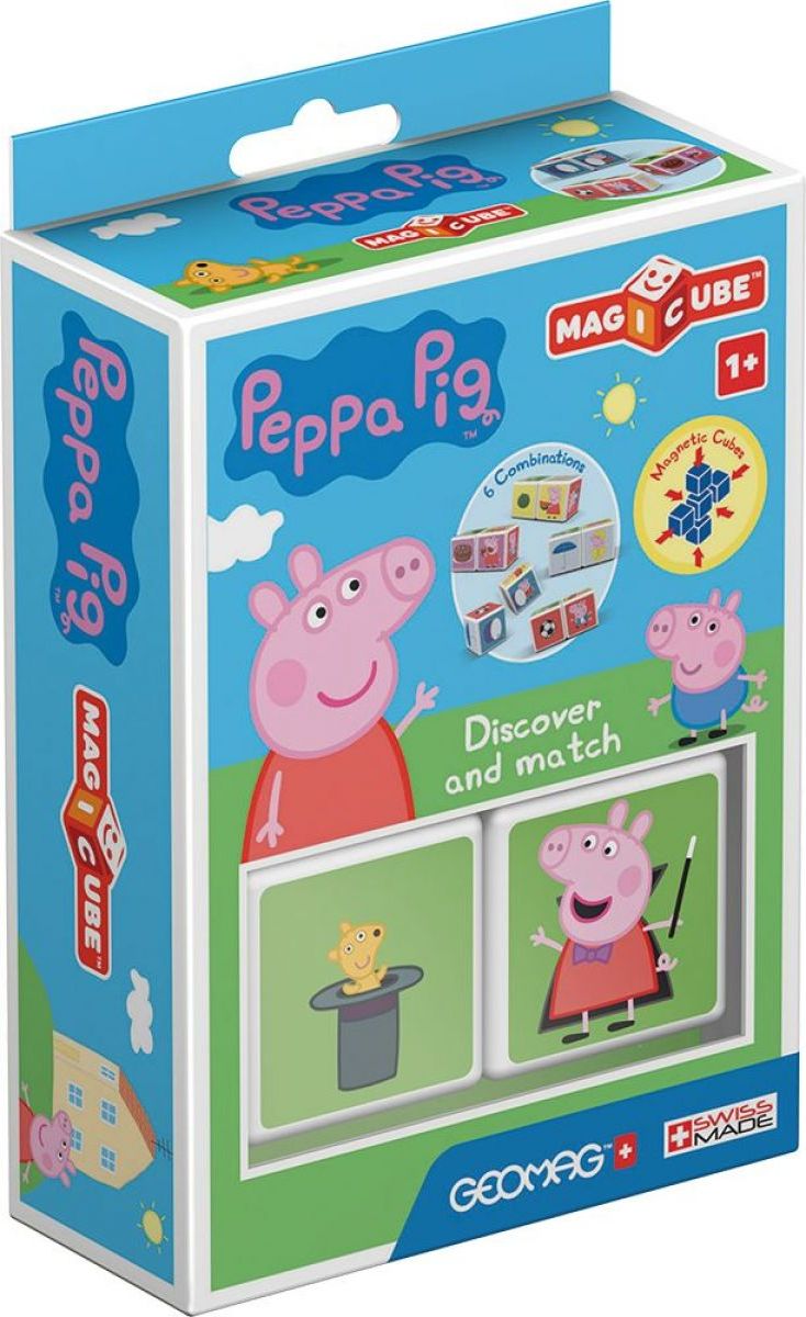 Geomag Magicube Peppa Pig Discover & Match - obrázek 1