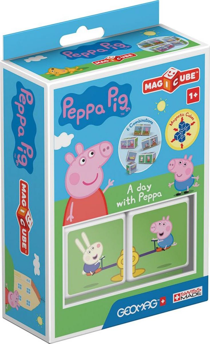 Geomag Magicube Peppa Pig A day Peppa - obrázek 1