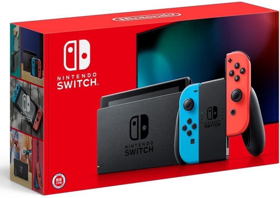 Nintendo Switch, červená/modrá (NSH006) - obrázek 1