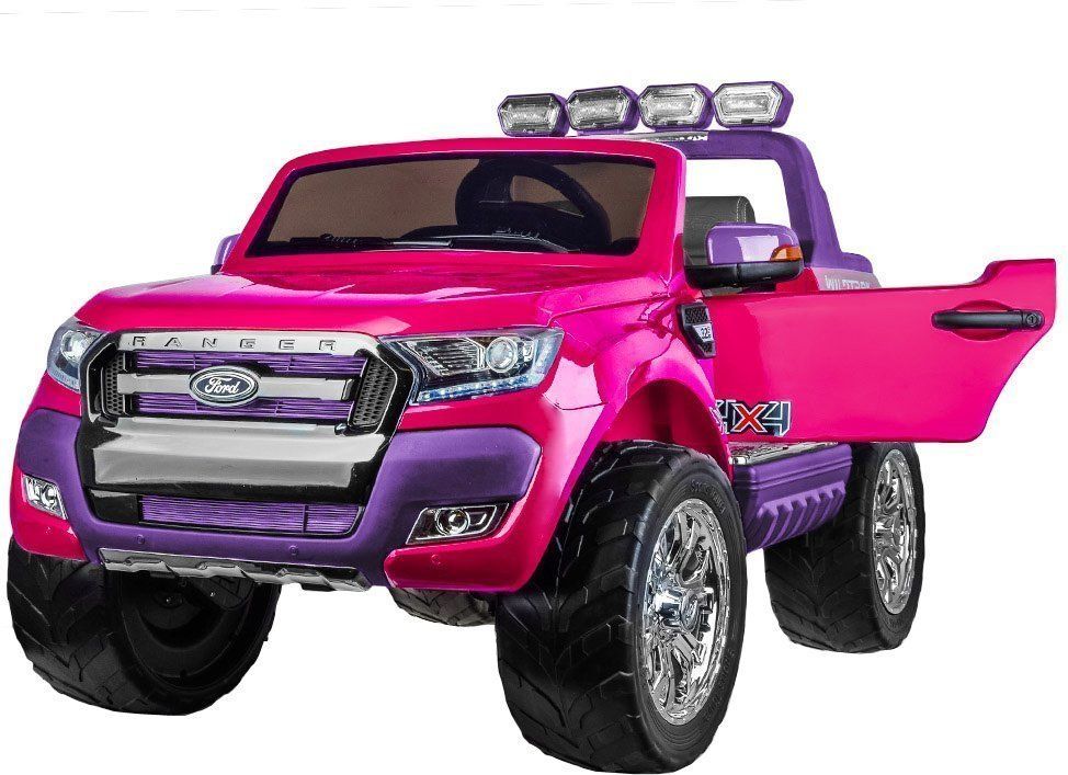 Mamido  Dětské elektrické autíčko Ford Ranger 4x4 dvoumístné růžové - obrázek 1
