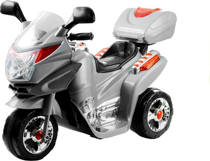 Mamido  Dětská elektrická motorka stříbrná - obrázek 1