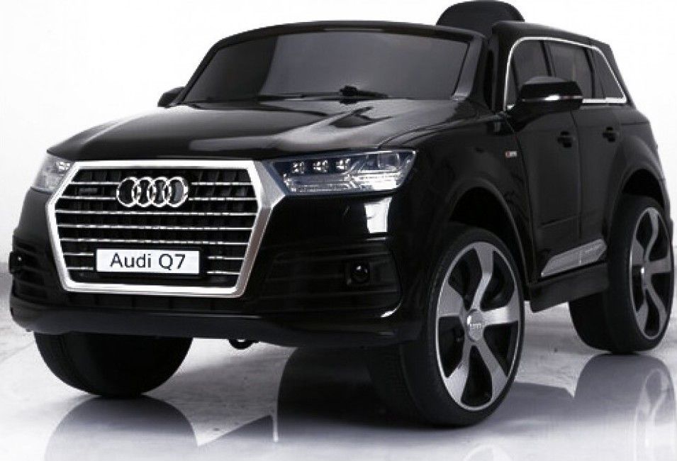 Audi Q7 s 2,4G bluetooth DO, EVA kola, kožená sedačka - černé - obrázek 1