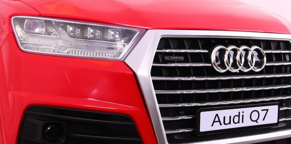 Audi Q7 s 2,4G bluetooth DO, EVA kola, kožená sedačka - černé - obrázek 2