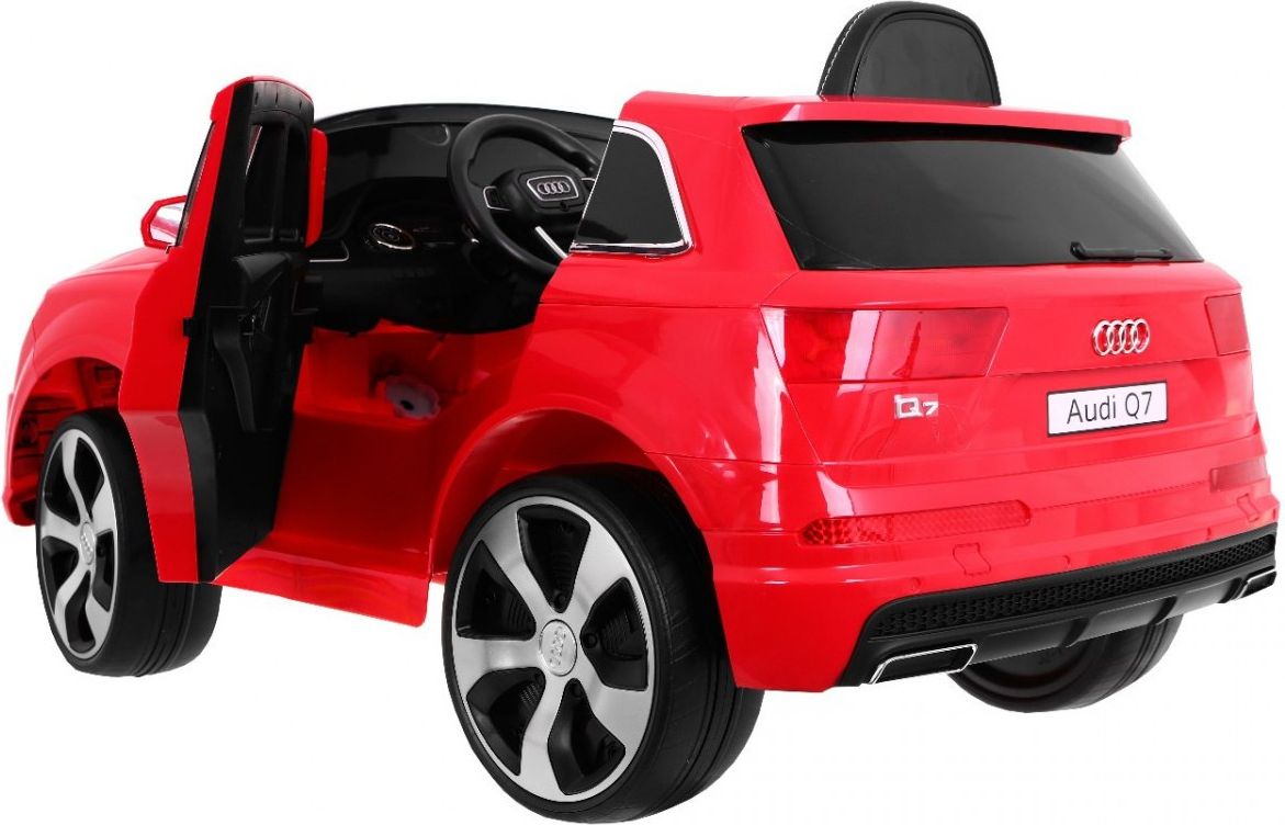 Audi Q7 s 2,4G bluetooth DO, EVA kola, kožená sedačka - černé - obrázek 5