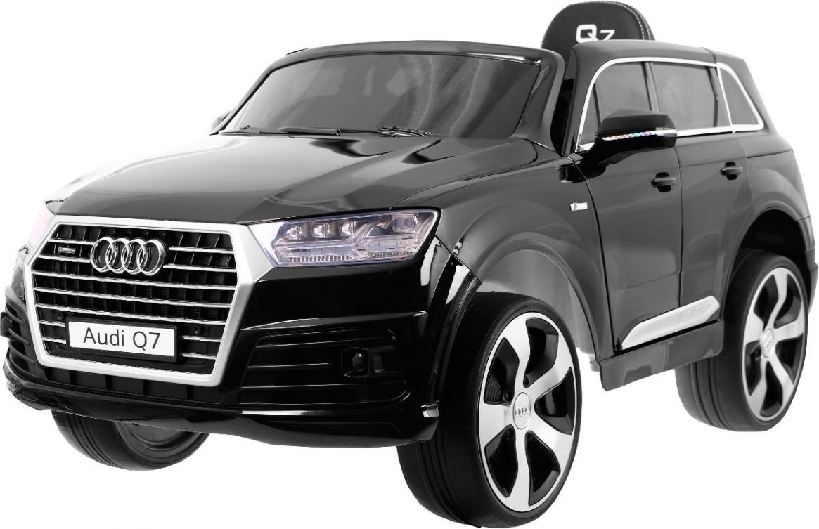 Audi Q7 s 2,4G bluetooth DO, EVA kola, kožená sedačka - lakované černé - obrázek 1