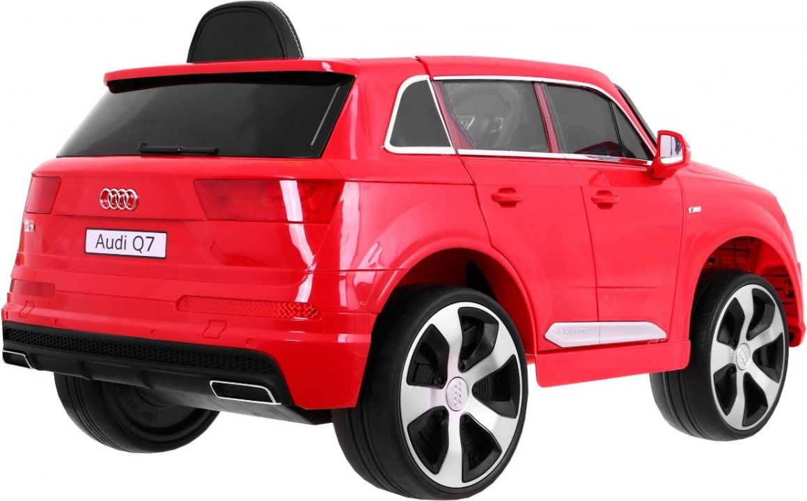 Audi Q7 s 2,4G bluetooth DO, EVA kola, kožená sedačka - lakované černé - obrázek 3