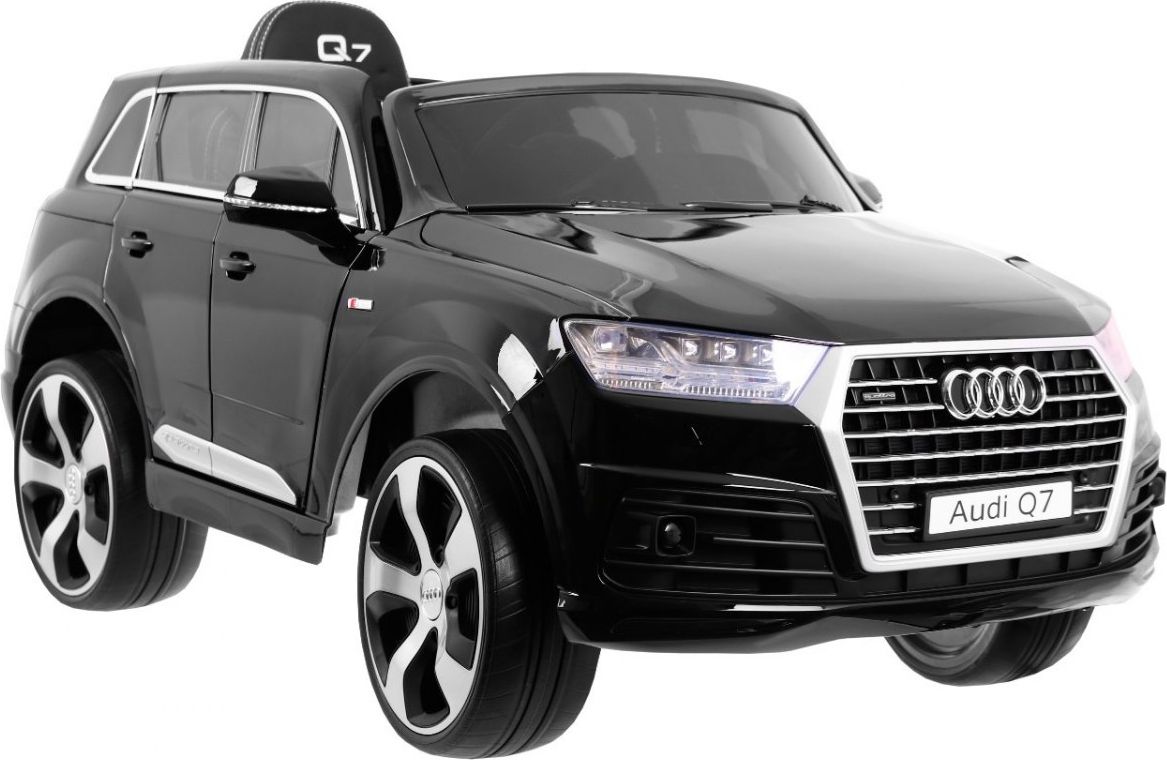 Audi Q7 s 2,4G bluetooth DO, EVA kola, kožená sedačka - lakované černé - obrázek 12
