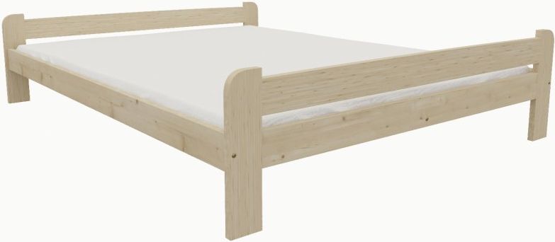 DĚTSKÁ POSTEL BERTA SUROVÉ DŘEVO 200 x 100 cm
