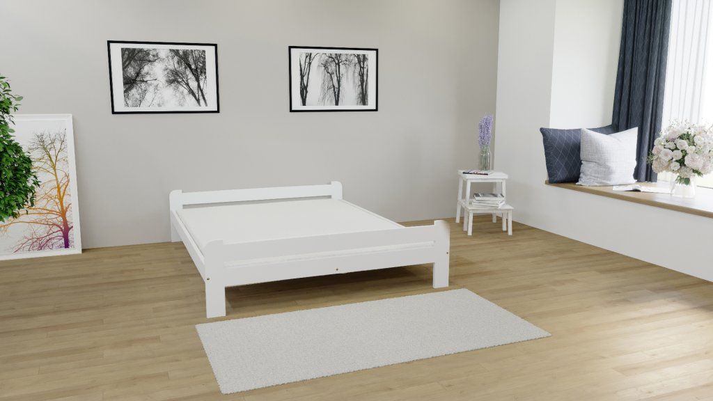 DĚTSKÁ POSTEL BERTA BÍLÁ 200 x 140 cm - obrázek 2