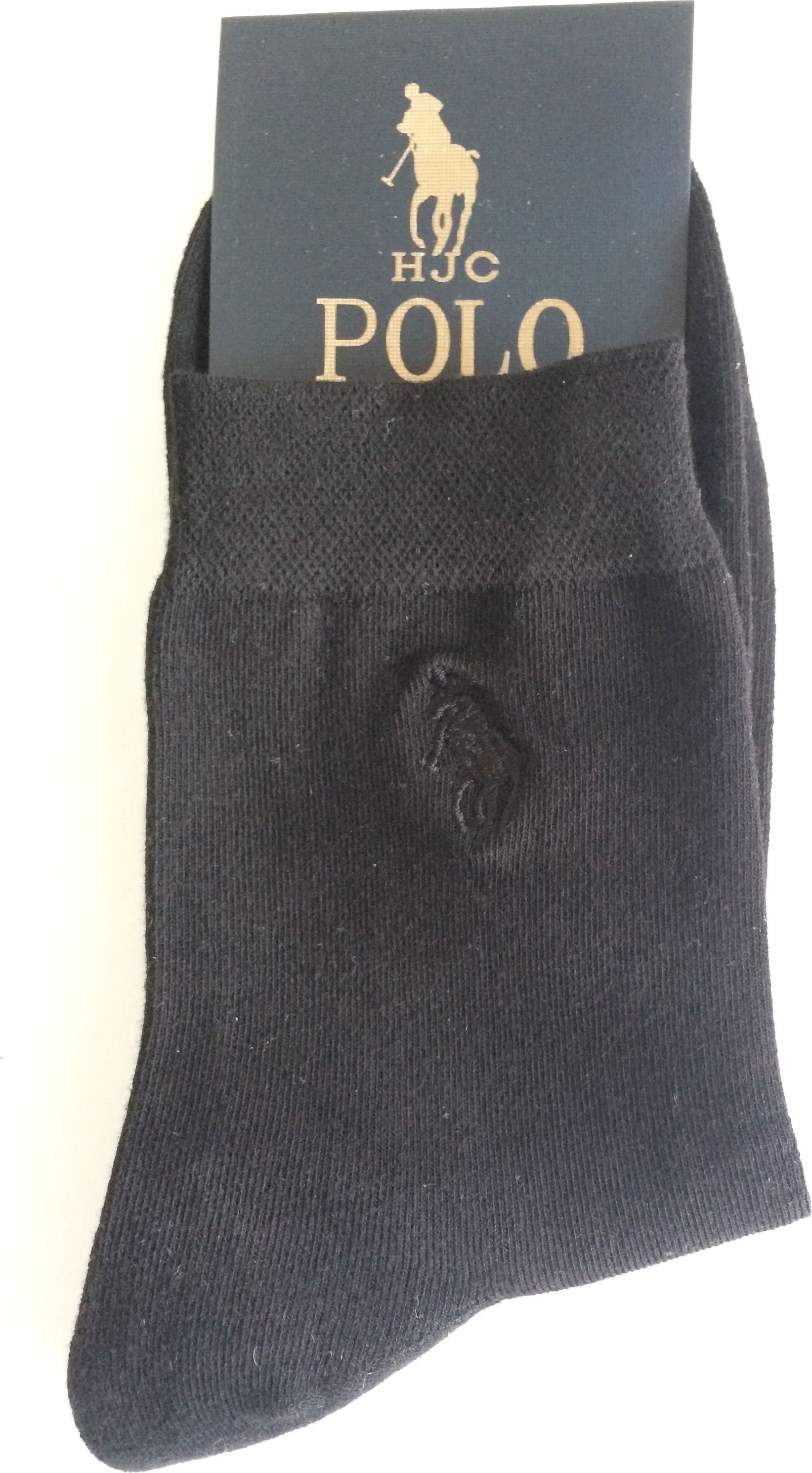 Jednobarevné ponožky POLO Varianta: modrá - obrázek 1
