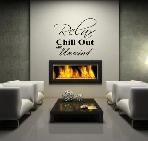 Dekorativní nálepka na zeď - RELAX AND CHILL OUT - obrázek 2