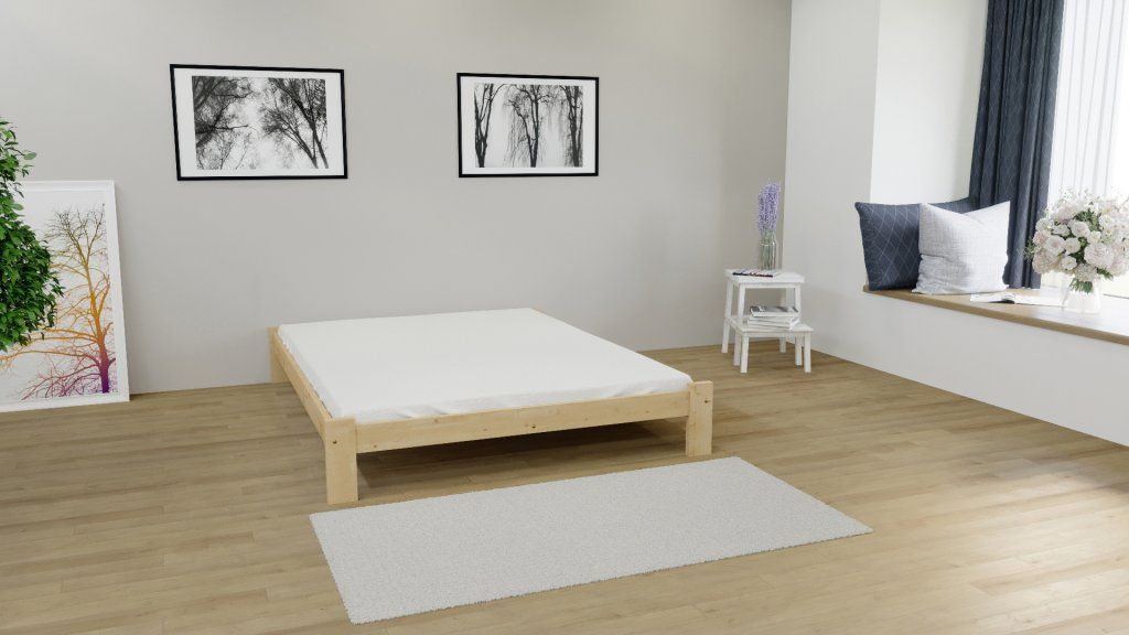 DĚTSKÁ POSTEL ZORKA BEZBARVÝ LAK 200 x 120 cm - obrázek 2