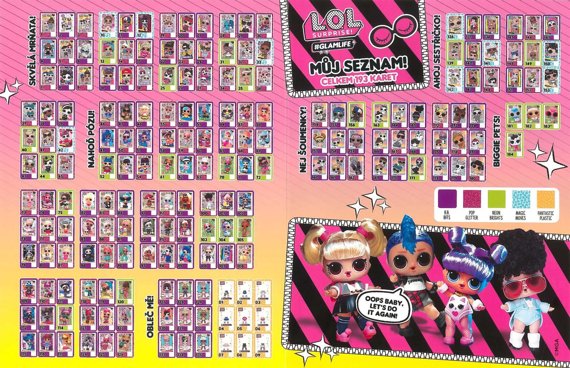 PANINI L.O.L. Surprise! 2 - karty - servis - obrázek 2