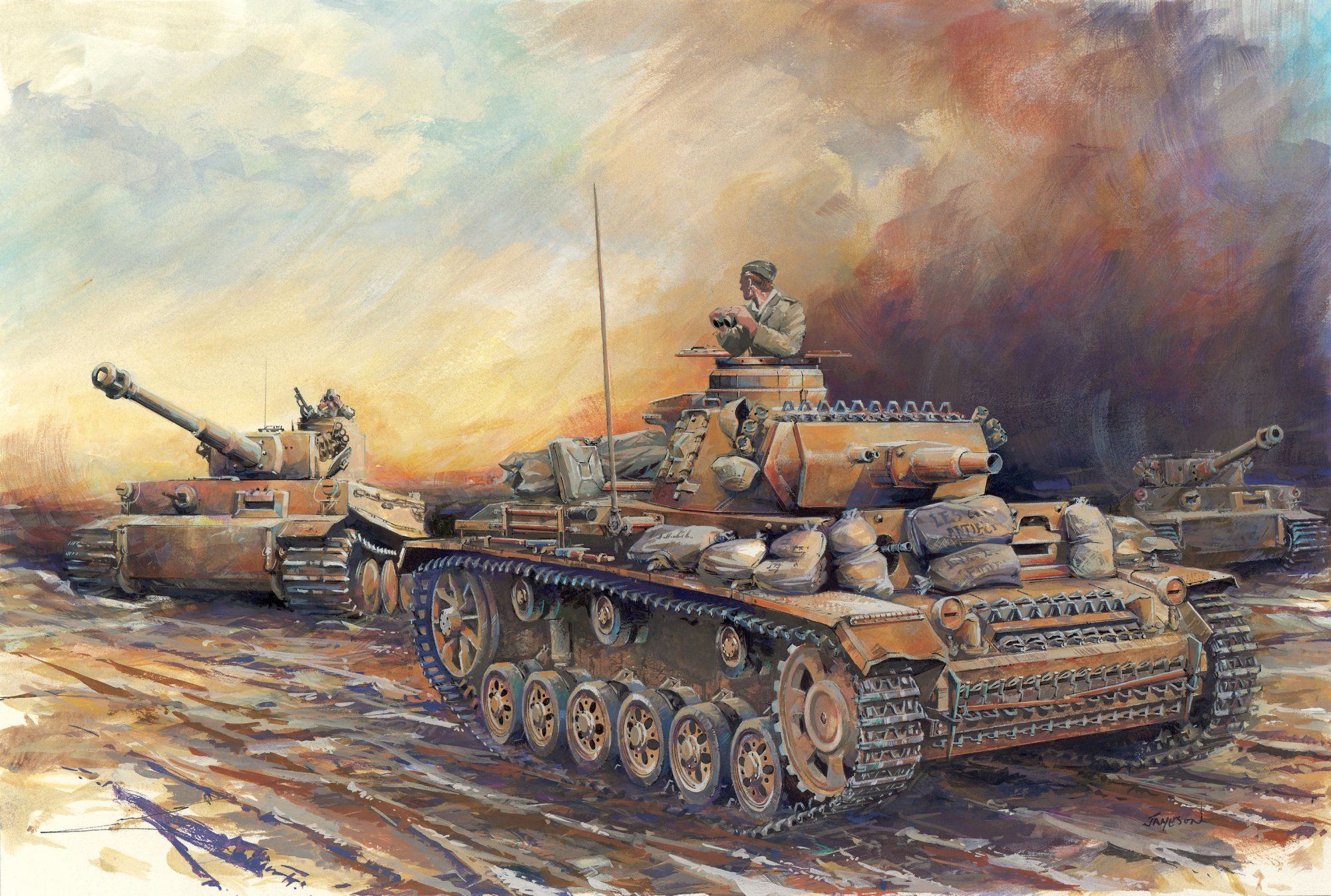 DRAGON Model Kit tank 7386 - Pz.Kpfw. III Ausf. N DAK (1:72) - obrázek 1