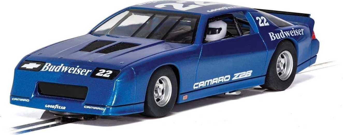 Autíčko GT SCALEXTRIC C4145 - Chevrolet Camaro IROC-Z - Blue (1:32) - obrázek 1
