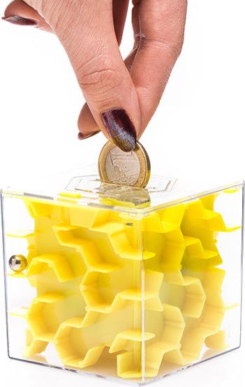 Mini labyrint na peníze Varianta: modrá - obrázek 6